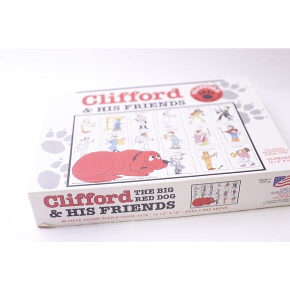 Clifford & His Friends Jigsaw Puzzle, 60 Pieces, Great American ~ 251016-WH 1379 - Picture 2 of 2